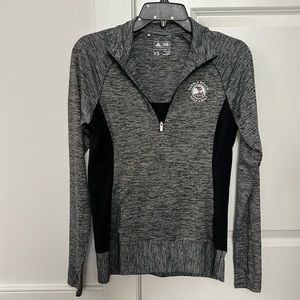 Adidas women’s Pebble Beach pullover. Size: XS. Color: grey and black.